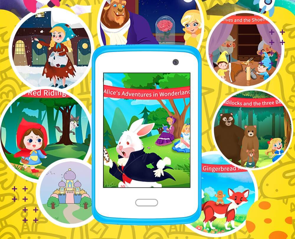 Telefon BEMI Tok dziecko aplikacje audiobooki bajki