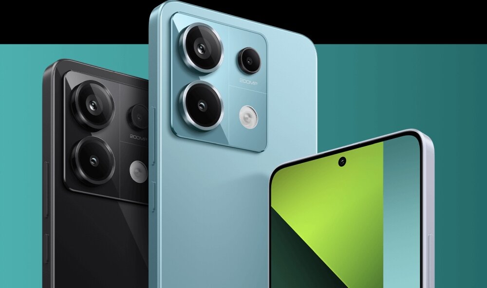 Smartfon XIAOMI Redmi Note 13 ekran bateria aparat procesor ram pamięć pojemność rozdzielczość zdjęcia filmy opis dane cechy blokady system łączność wifi bluetooth obudowa szkło odporność porty muzyka transfer sieć przekątna matryca waga czujniki oled amoled ips