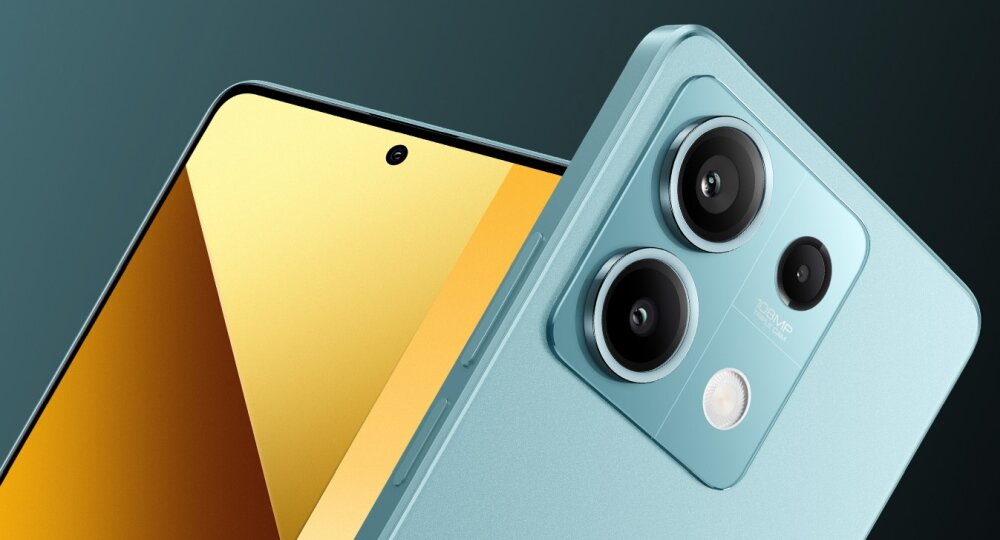 Smartfon XIAOMI Redmi Note 13 ekran bateria aparat procesor ram pamięć pojemność rozdzielczość zdjęcia filmy opis dane cechy blokady system łączność wifi bluetooth obudowa szkło odporność porty muzyka transfer sieć przekątna matryca waga czujniki oled amoled ips