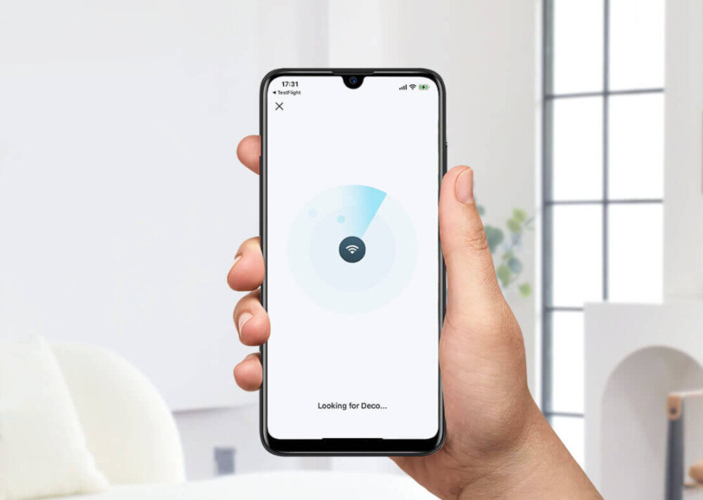 Router TP-LINK Deco X10 Konfiguruj zarządzaj aplikacji TP-Link Deco