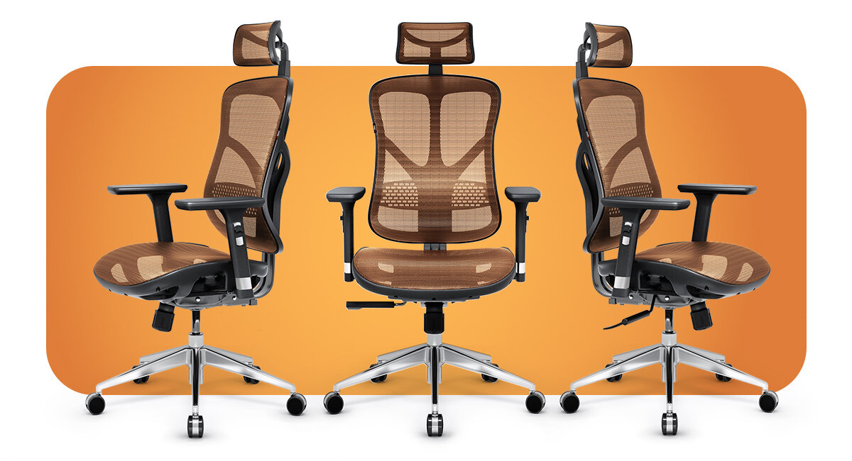 DIABLO CHAIRS V-Basic dynamicznego designu wsparcie dla Twojego kręgosłupa - fotel od przodu i od boku