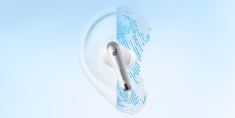 Słuchawki dokanałowe SOUNDCORE Liberty 4 NC dźwięk personalizacja hearID 2.0 EQ