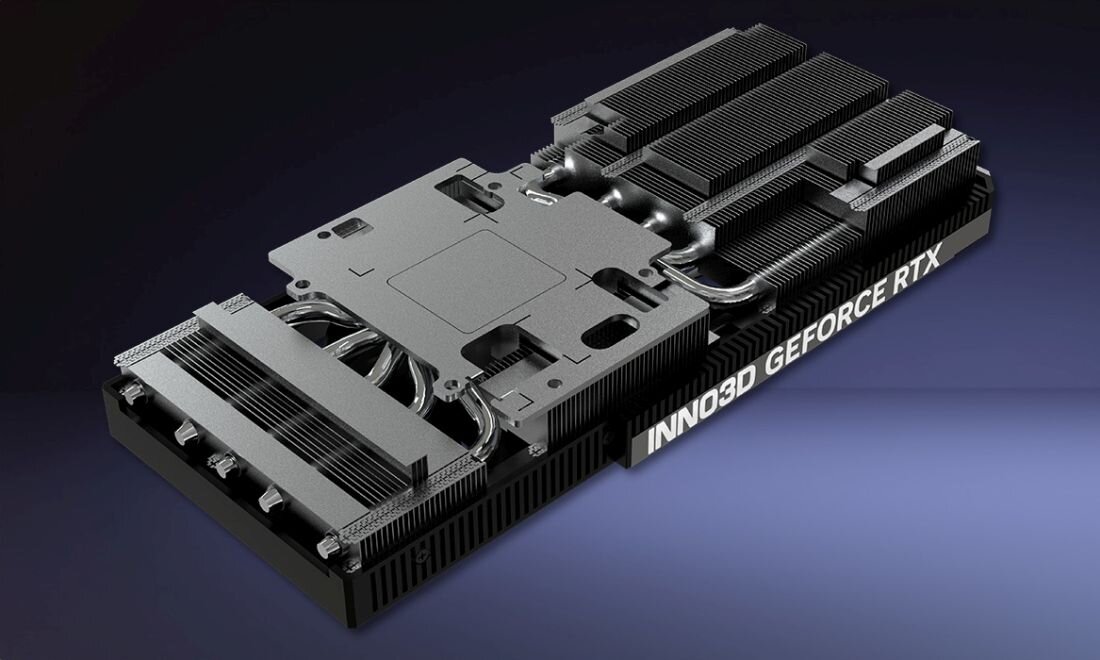 Karta graficzna INNO3D GeForce RTX 4080 Super X3 OC 16GB DLSS 3 - Chłodzenie z miedzianą bazą