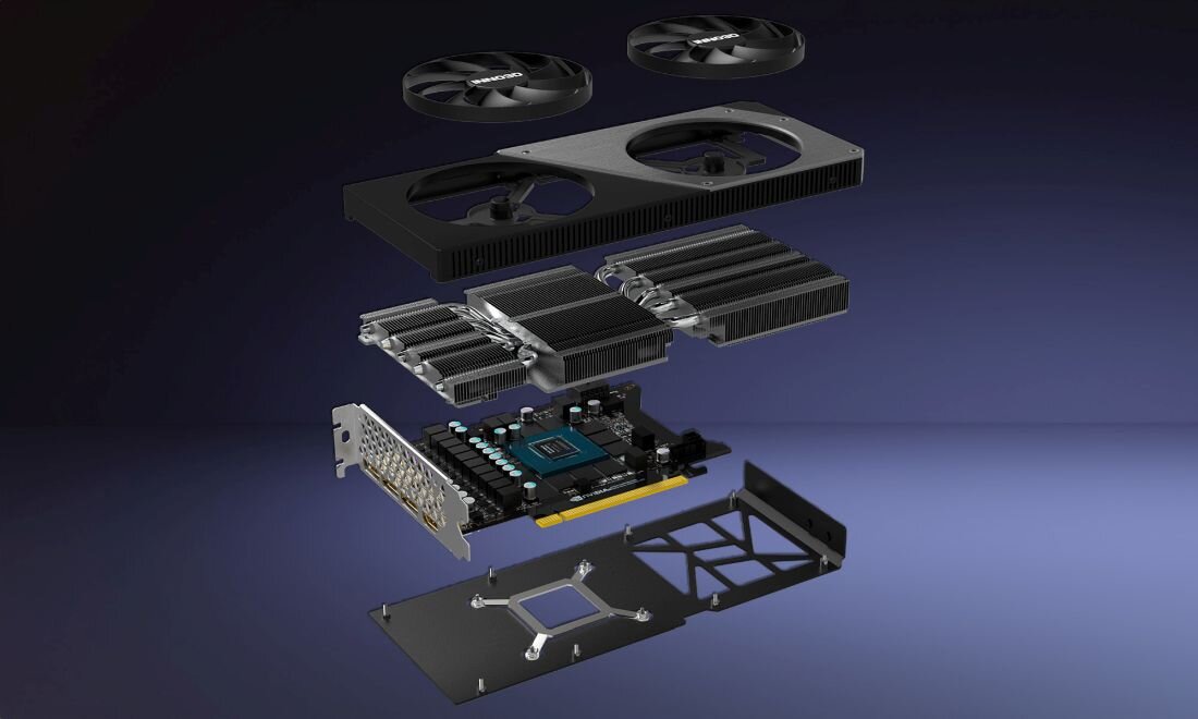 Karta graficzna INNO3D GeForce RTX 4080 Super X3 OC 16GB DLSS 3 - Wentylator