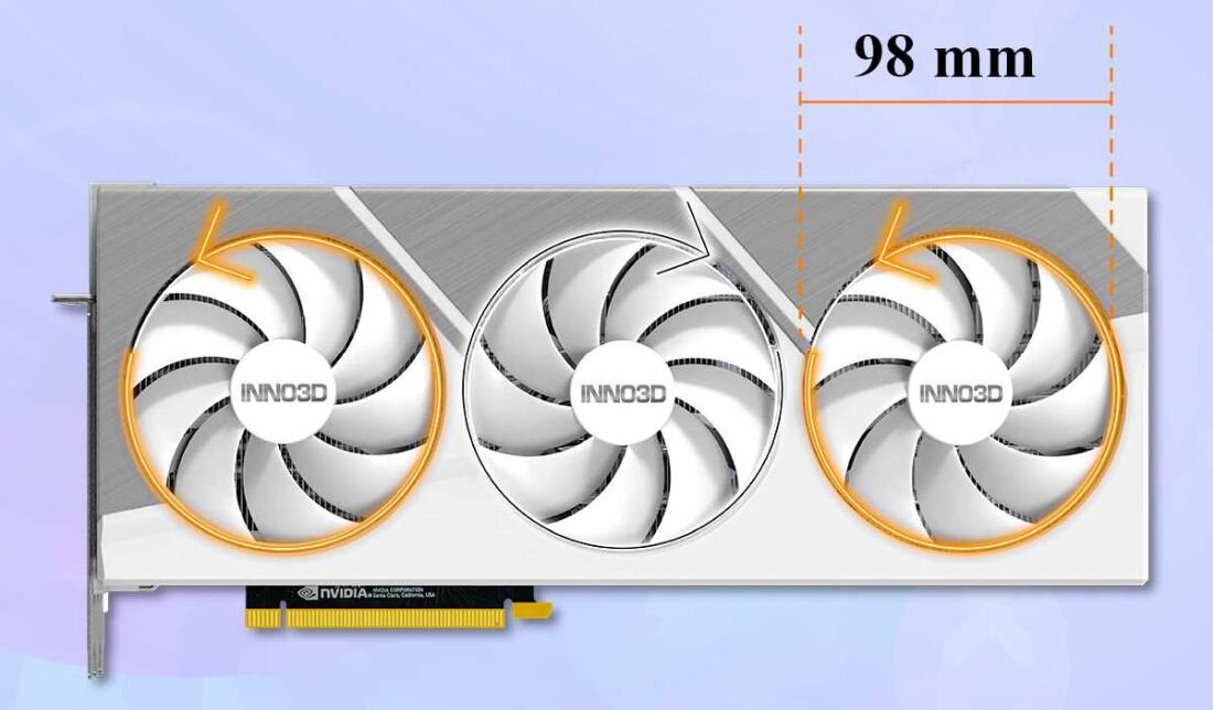 Karta graficzna INNO3D GeForce RTX 4080 Super X3 OC 16GB DLSS 3 - Enormous Cooler
