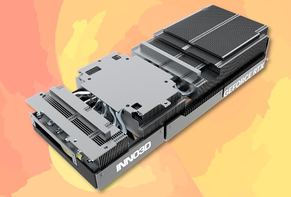 Karta graficzna INNO3D GeForce RTX 4080 Super X3 OC 16GB DLSS 3 - Miedziana baza