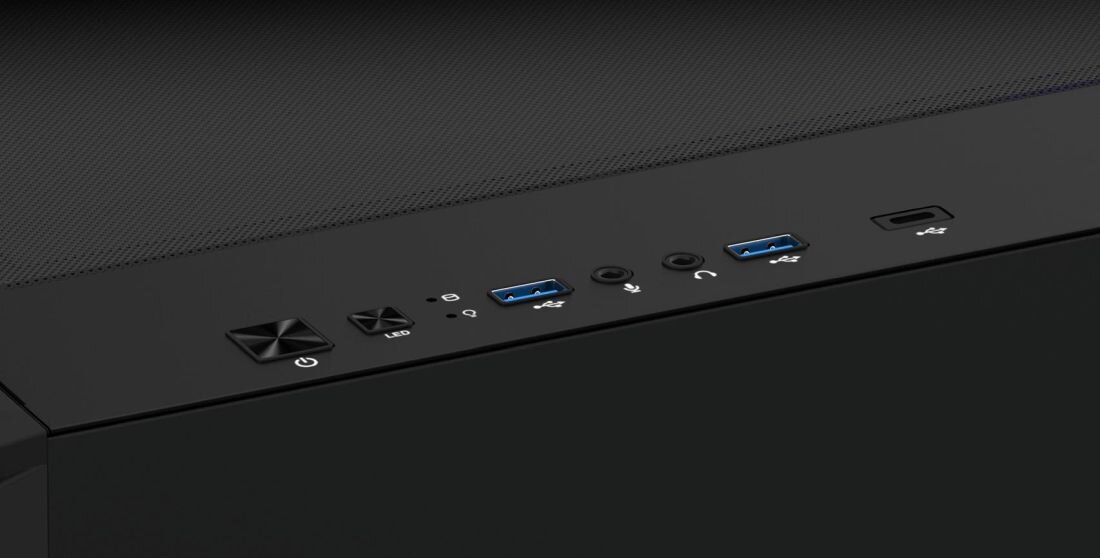 Obudowa GIGABYTE C301 Glass - USB 3.1 Type-C