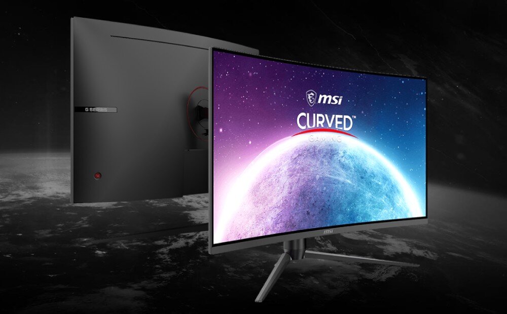 Monitor MSI G32CQ5P 31.5 2560x1440px 170Hz 1 ms Curved regulacja podstawa ergonomia