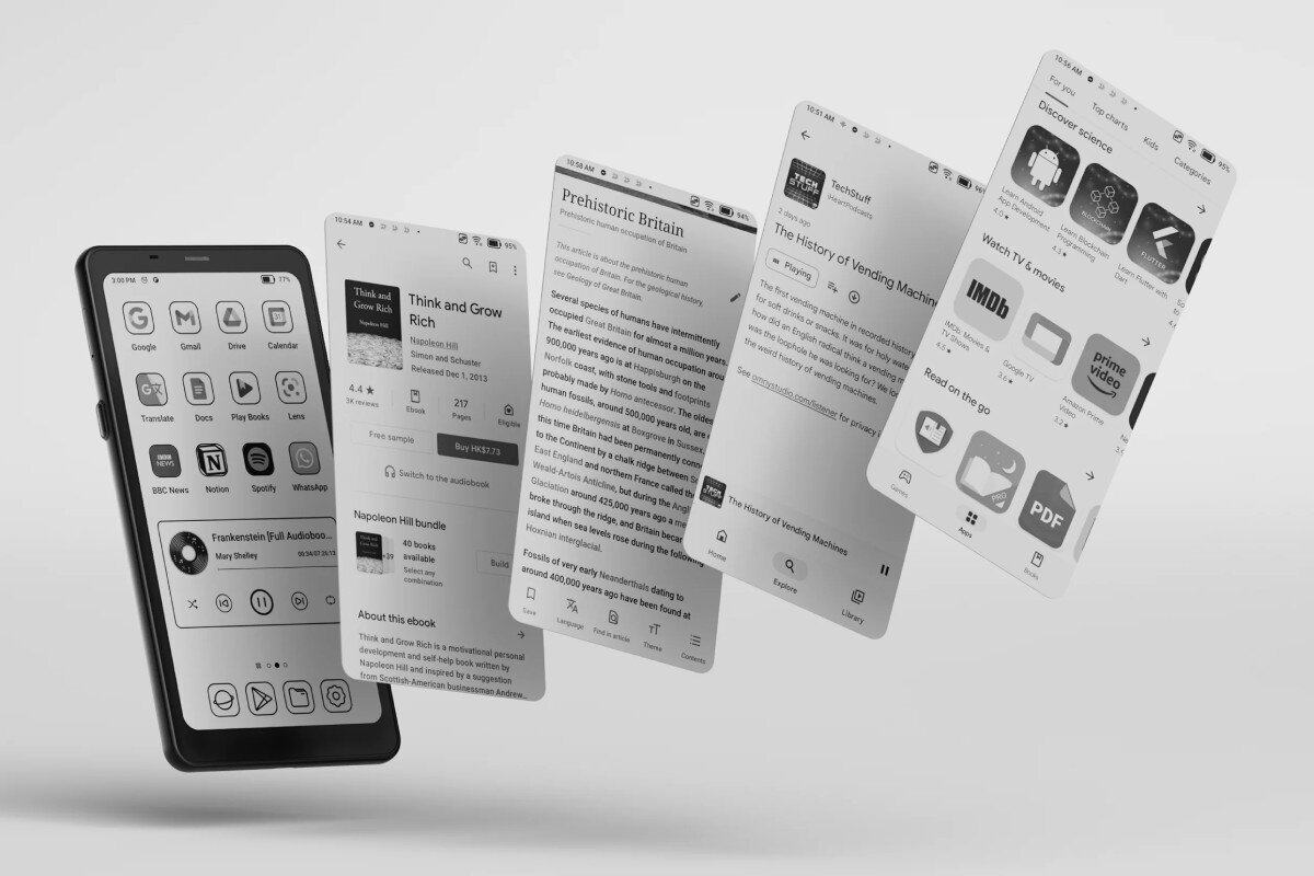 Czytnik e-booków ONYX BOOX Palma Czarny procesor pamięć karta pamięci obsługa
