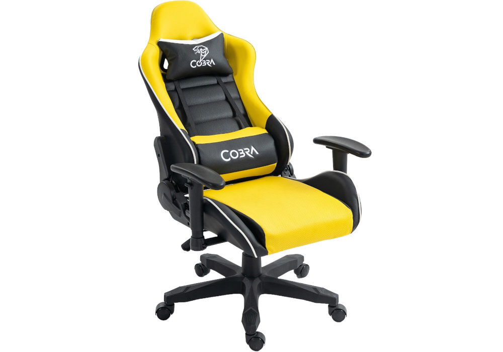 Fotel COBRA Rebel CR201 gaming gry rozgrywka wygoda komfort odchyblenie wyposażenie