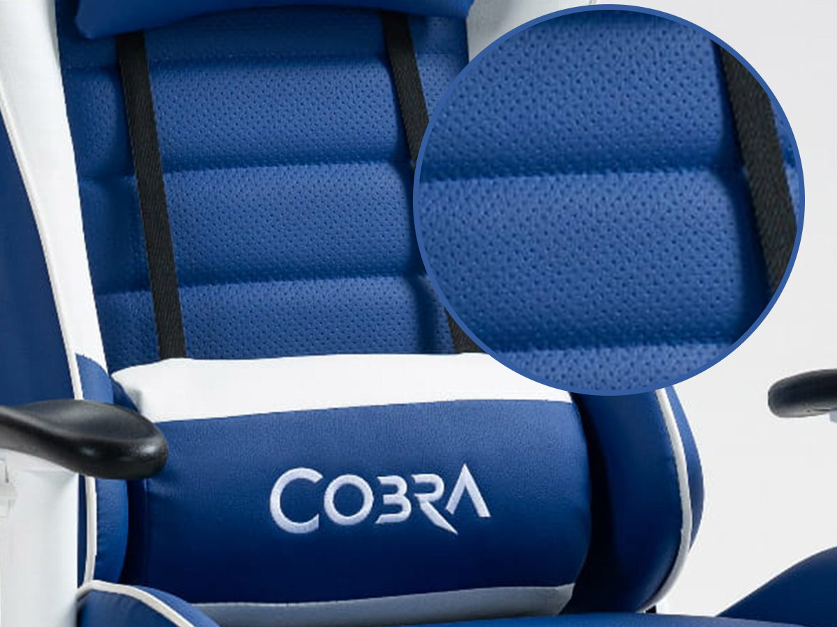 Fotel COBRA Rebel wysokiej jakości materiałów ekologiczna skóra PU konstrukcja z drewna i metalu