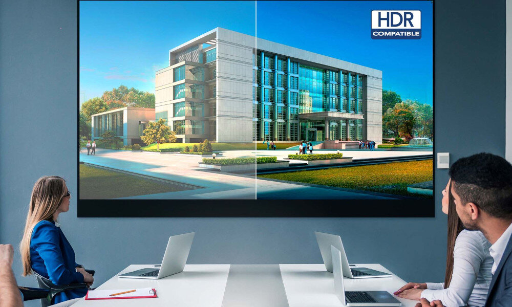 Projektor OPTOMA ML1080 HDR szczegółowość głośnik dźwięk