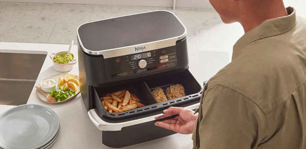 Frytkownica beztłuszczowa NINJA AF500EU Air Fryer waga wymiary