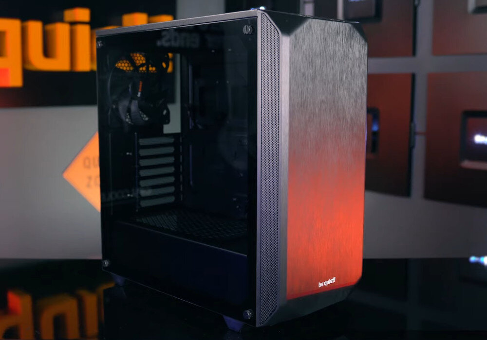 Komputer MAD DOG BQ500-I02DB i5-13400F 32GB RAM 1TB SSD GeForce RTX4060Ti/16 CS2 Reflex Edition obudowa wygląd wentylatory przewiew okno bok wyciszenie