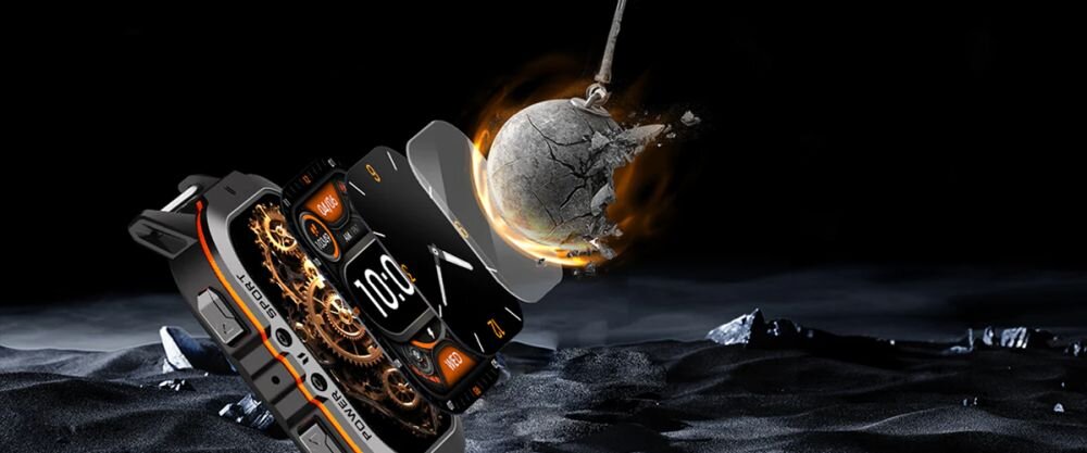 Smartwatch OUKITEL BT20 ekran bateria czujniki zdrowie sport pasek ładowanie pojemność rozdzielczość łączność sterowanie krew puls rozmowy smartfon aplikacja