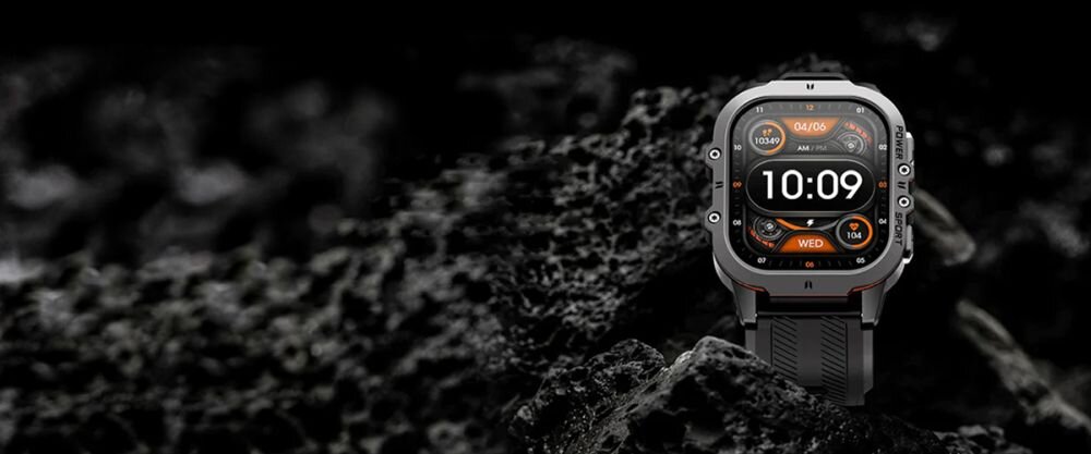 Smartwatch OUKITEL BT20 ekran bateria czujniki zdrowie sport pasek ładowanie pojemność rozdzielczość łączność sterowanie krew puls rozmowy smartfon aplikacja