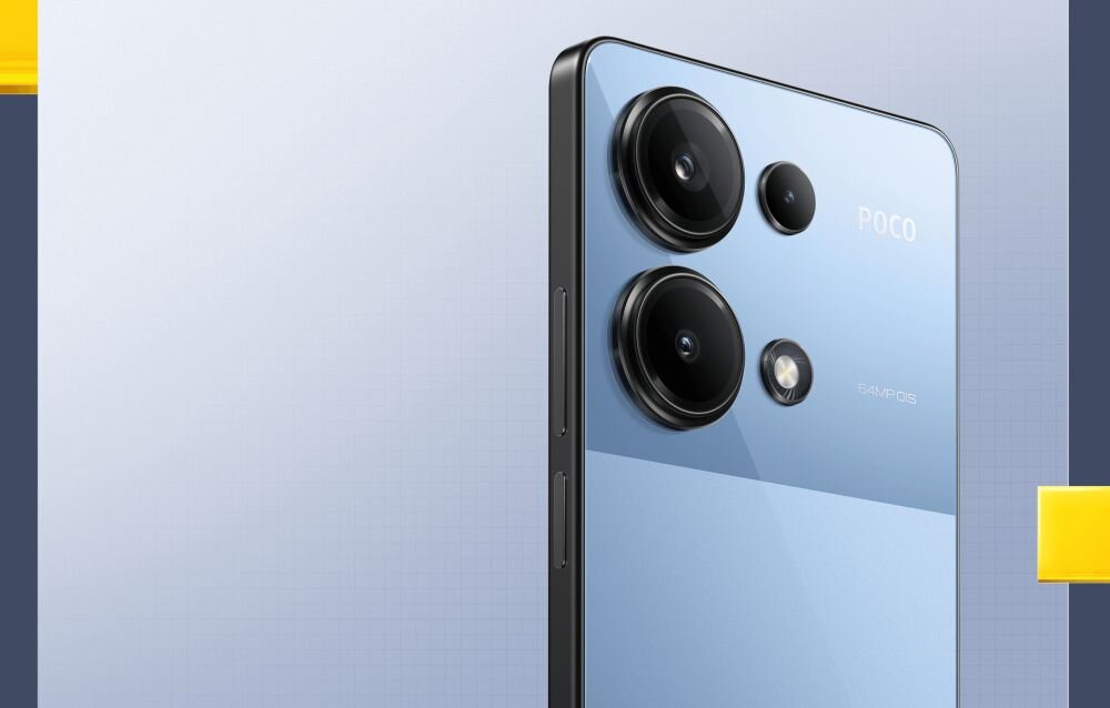 Smartfon XIAOMI Poco M6 Pro ekran bateria aparat procesor ram pamięć pojemność rozdzielczość zdjęcia filmy opis dane cechy blokady system łączność wifi bluetooth obudowa szkło odporność porty muzyka transfer sieć przekątna matryca waga czujniki oled amoled ips