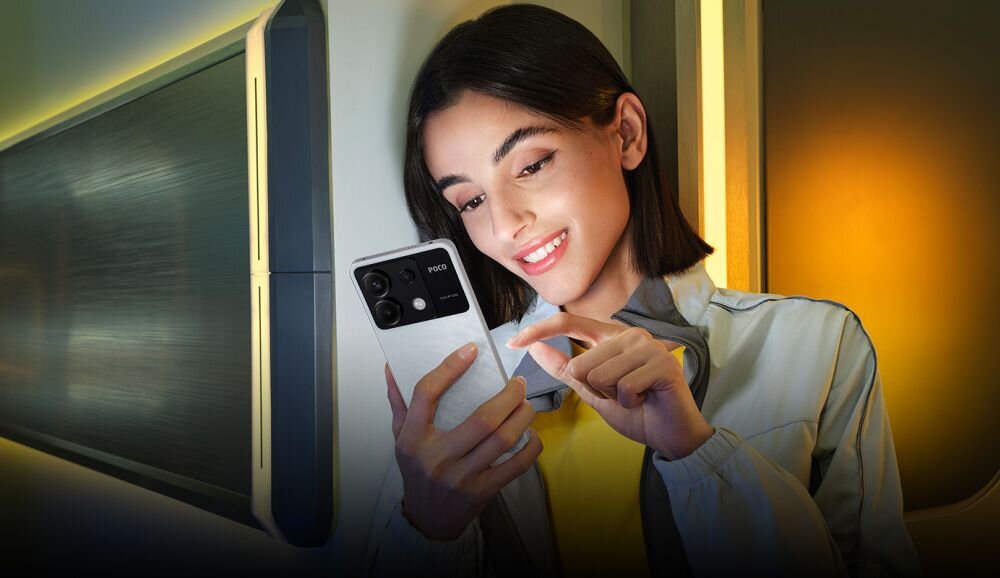 Smartfon XIAOMI Poco X6    ekran bateria aparat procesor ram pamięć pojemność rozdzielczość zdjęcia filmy opis dane cechy blokady system łączność wifi bluetooth obudowa szkło odporność porty muzyka transfer sieć przekątna matryca waga czujniki oled amoled ips