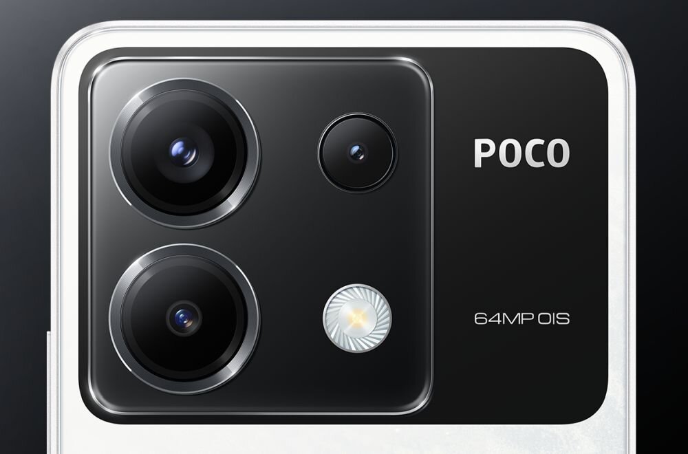 Smartfon XIAOMI Poco X6 ekran bateria aparat procesor ram pamięć pojemność rozdzielczość zdjęcia filmy opis dane cechy blokady system łączność wifi bluetooth obudowa szkło odporność porty muzyka transfer sieć przekątna matryca waga czujniki oled amoled ips