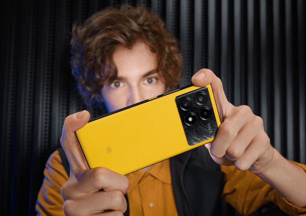 Smartfon XIAOMI Poco X6 Pro ekran bateria aparat procesor ram pamięć pojemność rozdzielczość zdjęcia filmy opis dane cechy blokady system łączność wifi bluetooth obudowa szkło odporność porty muzyka transfer sieć przekątna matryca waga czujniki oled amoled ips