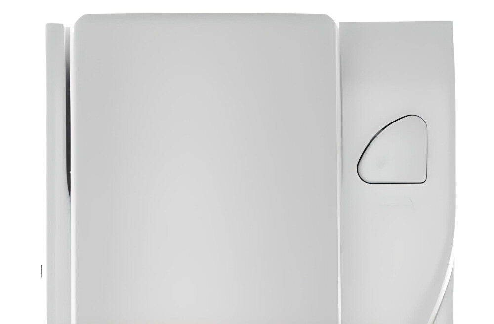 Unifon CYFRAL ADA-01C4 Biały prosta obsluga jeden ruch palcem wcisnac przytrzymac przycisk na panelu glownym dezaktywacja zabezpieczenia mozliwosc wejscia do budynku