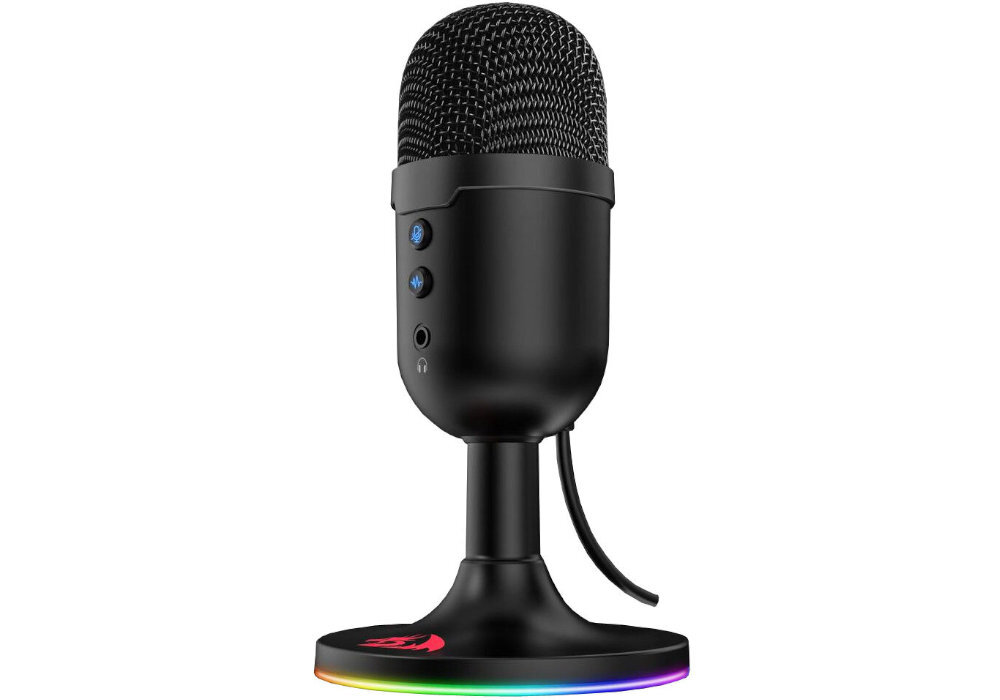 Mikrofon REDRAGON Pulsar GM303 RGB gamimg głos pasmo rozgrywka przyciski wyposażenie
