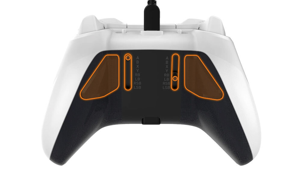 Kontroler SNAKEBYTE Pro X Biały
wielofunkcyjny panel audio 3,5 mm gniazdo słuchawkowe funkcja programowania przycisków dodatkowy przycisk na tylnej części dodatkowa tekstura