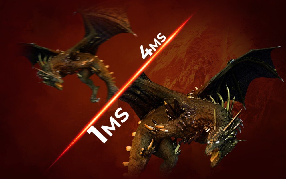 Monitor AOC CU34G2XP 34 3440x1440px 180Hz 1 ms [GTG] Curved czas reakcji szybkość