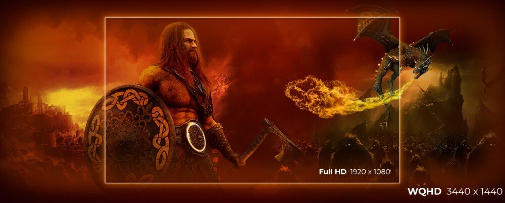 Monitor AOC CU34G2XP 34 3440x1440px 180Hz 1 ms [GTG] Curved rozdzielczość ostrość zakrzywienie matryca