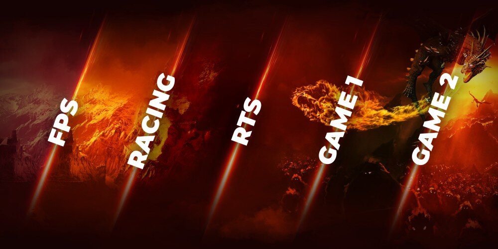 Monitor AOC CU34G2XP 34 3440x1440px 180Hz 1 ms [GTG] Curved tryby gier ustawienia