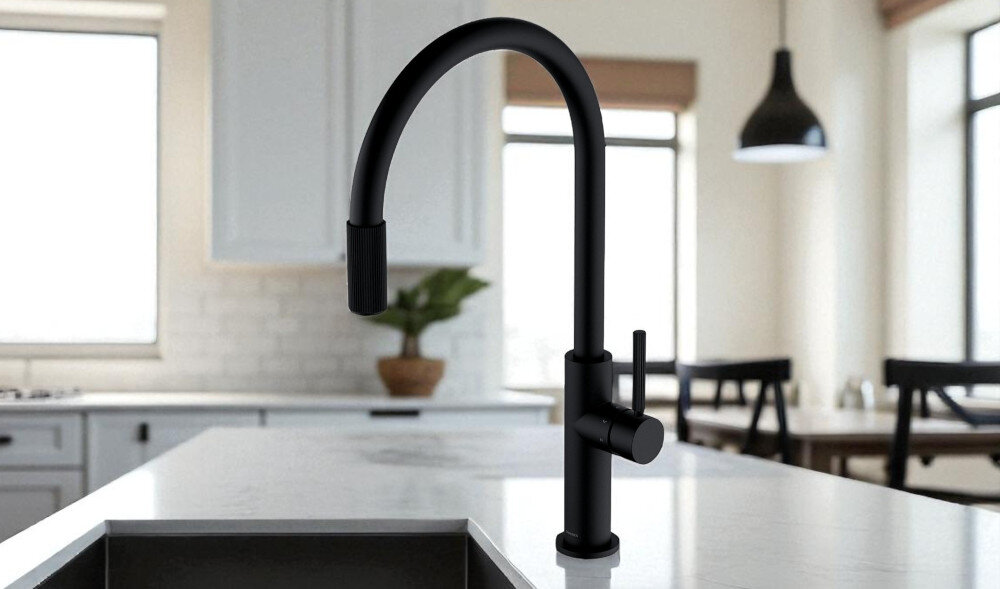 BATERIA KUCHENNA OMNIRES SWITCH Z FILTREM SW9057-FD1BL CZARNY Air Water Perlator napowietrzanie wody miękka przyjemna w dotyku cichy równomierny Strumień wykonanie z mosiądzu głowica ceramiczna Technologia COLD START oszczędzanie energii mniejsze zużucie wody pozycja pionowa aksamitne wykończenie wymiary Wysokość korpusu Wysokość wylewki Zasięg wylewki Otwór montażowy minimalistyczny design maksymalna funkcjonalność dwa źródła wody zwykła filtrowana karbowane detale łatwa obsługa intuicyjna pierścień baterii innowacja jakość