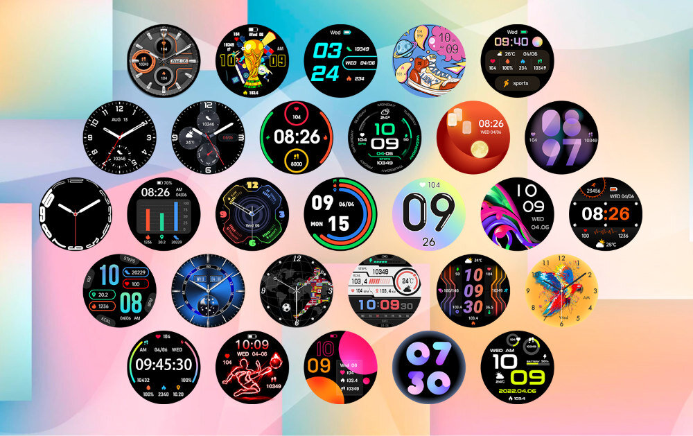 Smartwatch XINJI Cobee C3 ekran bateria czujniki zdrowie sport pasek ładowanie pojemność rozdzielczość łączność sterowanie krew puls rozmowy smartfon aplikacja