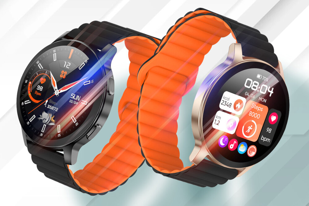 Smartwatch XINJI Cobee C3 ekran bateria czujniki zdrowie sport pasek ładowanie pojemność rozdzielczość łączność sterowanie krew puls rozmowy smartfon aplikacja