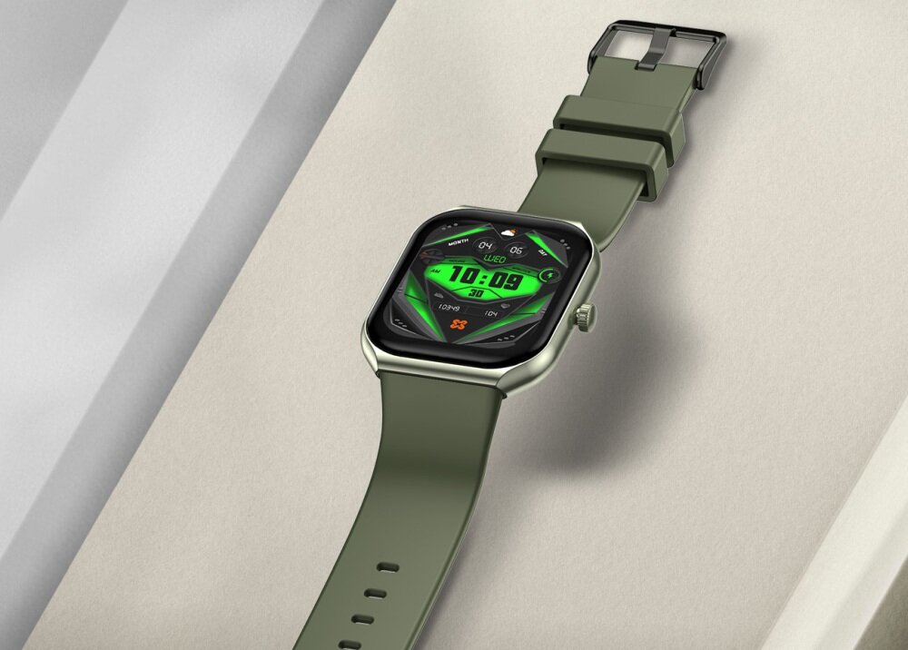 Smartwatch XINJI Cobee CA1 ekran bateria czujniki zdrowie sport pasek ładowanie pojemność rozdzielczość łączność sterowanie krew puls rozmowy smartfon aplikacja