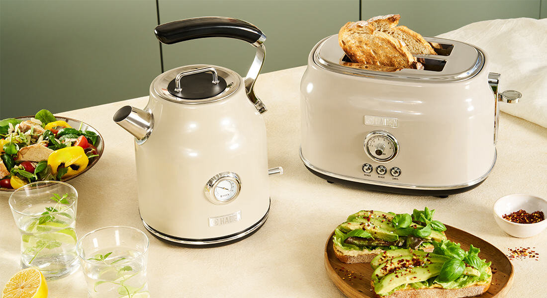 Toster HADEN Dorset Beżowy Angielski styl jakość kolor kolorystyka design retro dekoracja