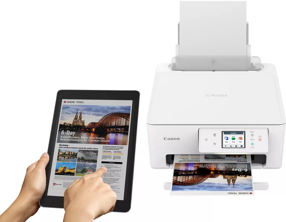 Urządzenie wielofunkcyjne CANON PIXMA TS7650i łączność 