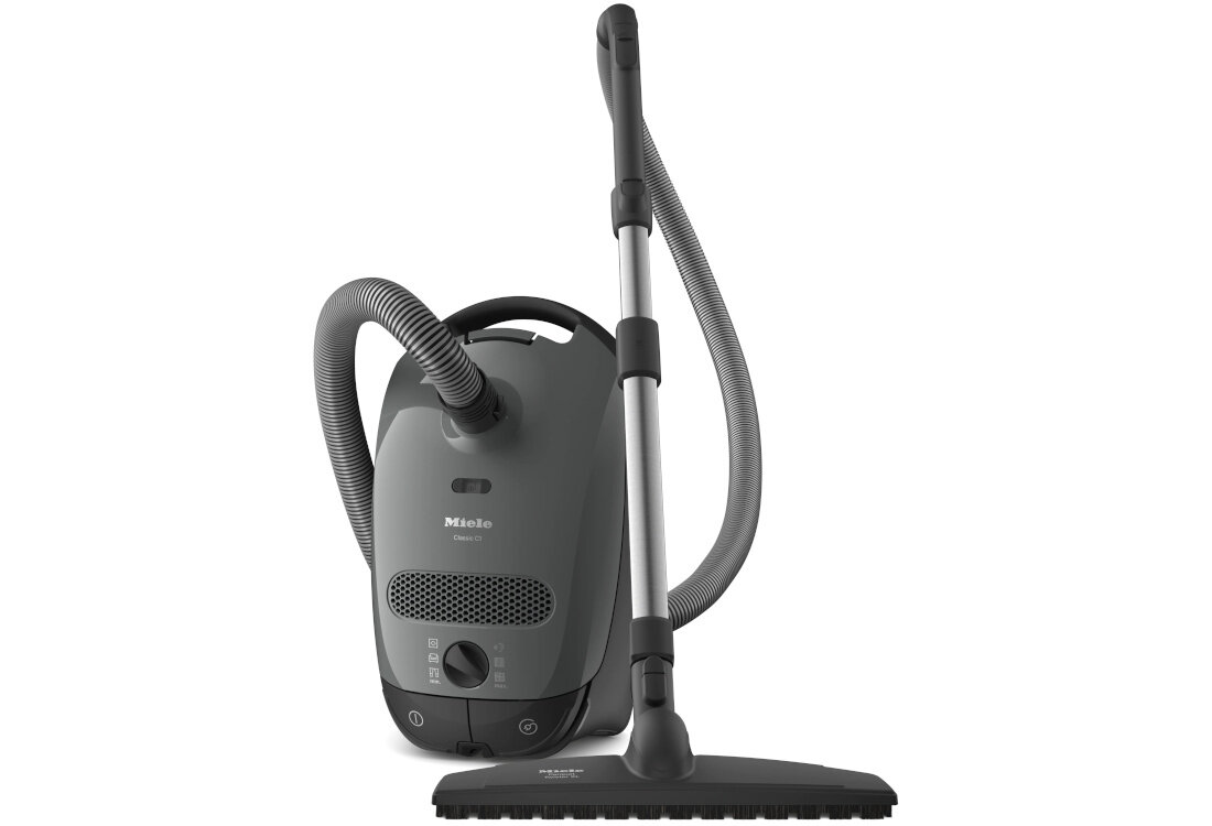 Odkurzacz MIELE Classic C1 Parquet XL PowerLine SBAF5 mobilność zasięg pracy System jezdny Długość przewodu zasięg miękka szczotka czyszczenie pielęgnacja