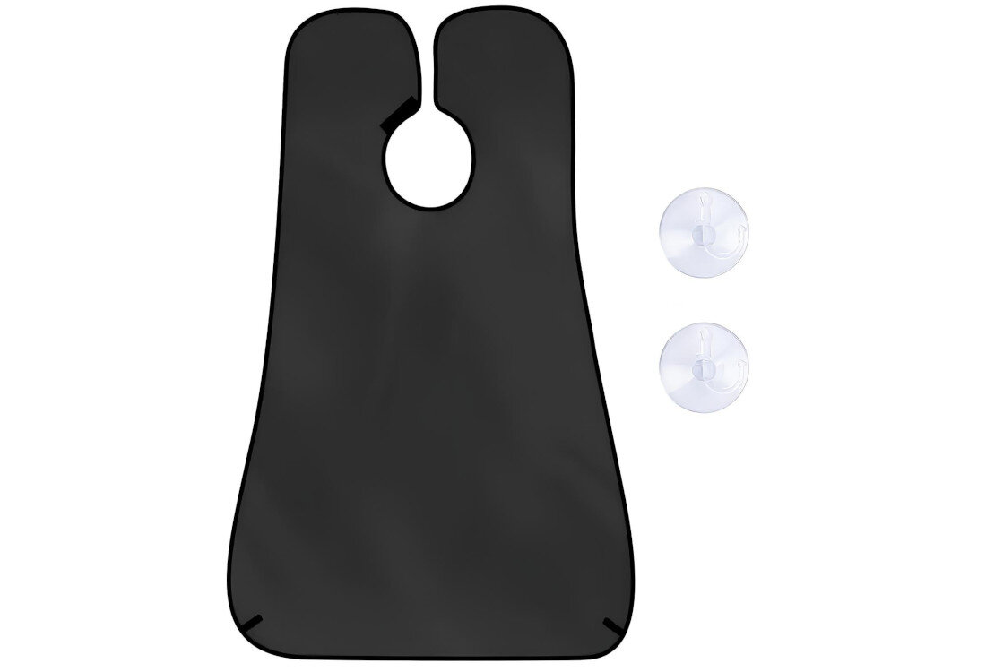 Peleryna fryzjerska EXTRALINK Czarna  Koniec z włosami w umywalce  skutecznie zatrzymuje obcięte włosy Tworzy barierę między twarzą a lustrem  porządek bez dodatkowego wysiłku System przyssawek kilka sekund Stabilne mocowanie precyzja przycinanie