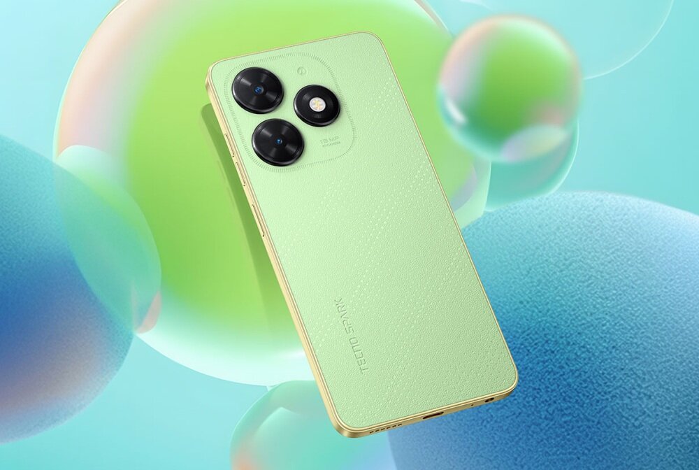 Smartfon TECNO SPARK GO 2024 ekran bateria aparat procesor ram pamięć pojemność rozdzielczość zdjęcia filmy opis dane cechy blokady system łączność wifi bluetooth obudowa szkło odporność porty muzyka transfer sieć przekątna matryca waga czujniki oled amoled ipse