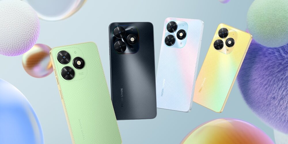 Smartfon TECNO SPARK GO 2024 ekran bateria aparat procesor ram pamięć pojemność rozdzielczość zdjęcia filmy opis dane cechy blokady system łączność wifi bluetooth obudowa szkło odporność porty muzyka transfer sieć przekątna matryca waga czujniki oled amoled ipse