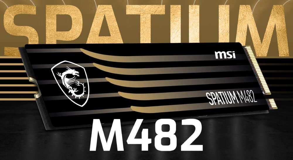 Dysk MSI Spatium M482 2TB SSD wygląd opis