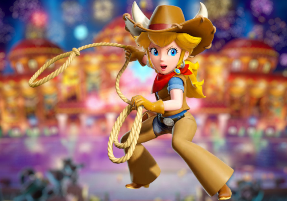 Princess Peach: Showtime Gra NINTENDO SWITCH zabawa róż przygody przemiany transformacje fabuła