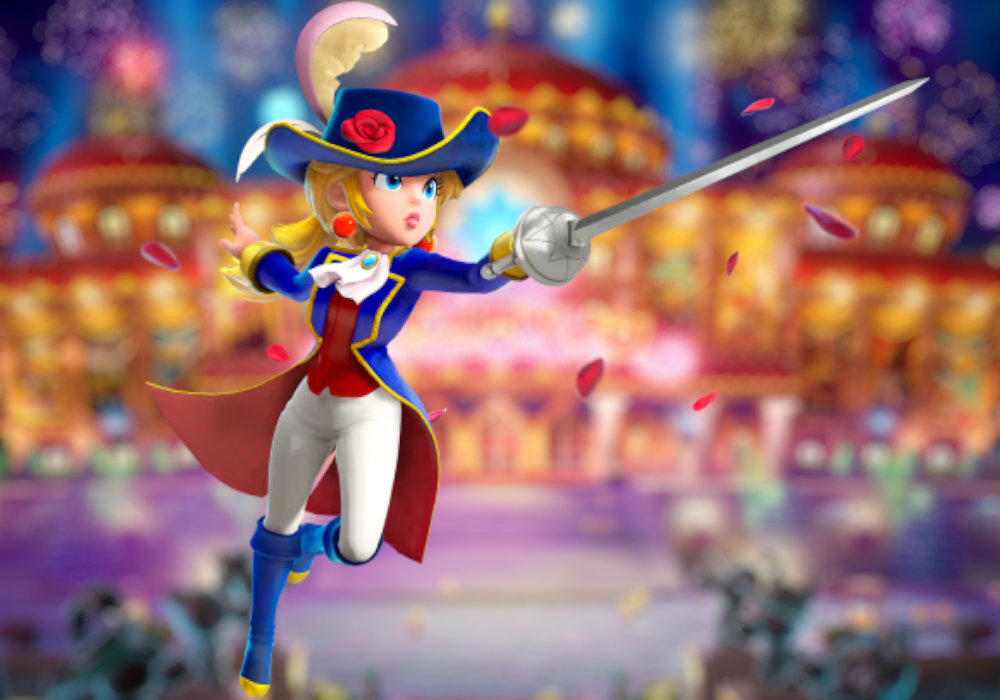 Princess Peach: Showtime Gra NINTENDO SWITCH zabawa róż przygody przemiany transformacje fabuła