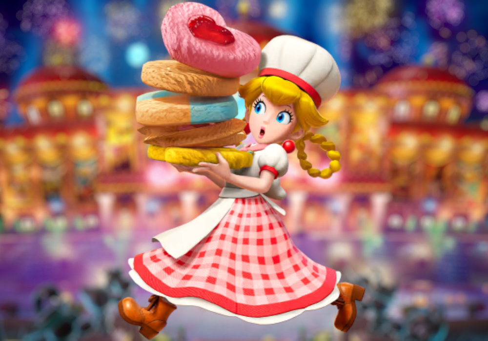 Princess Peach: Showtime Gra NINTENDO SWITCH zabawa róż przygody przemiany transformacje fabuła