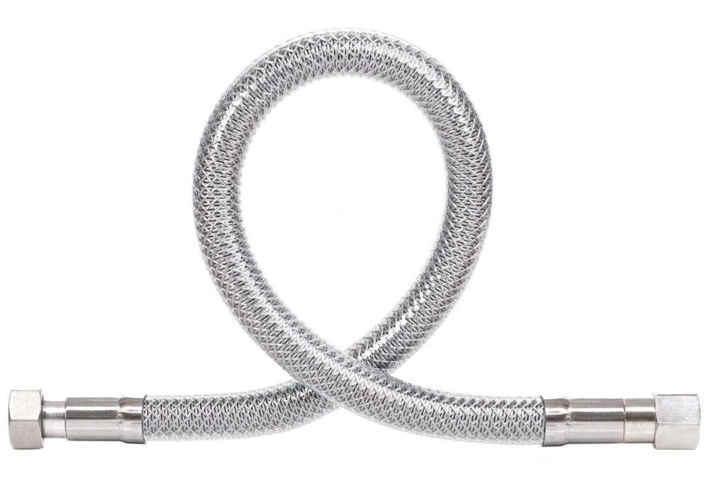 wąż do gazu Vogel 1.5 metra jakość bezpieczeństwo trwałość bezpieczeństwo oplot siatkowy stal gwarancja bezpieczeństwa