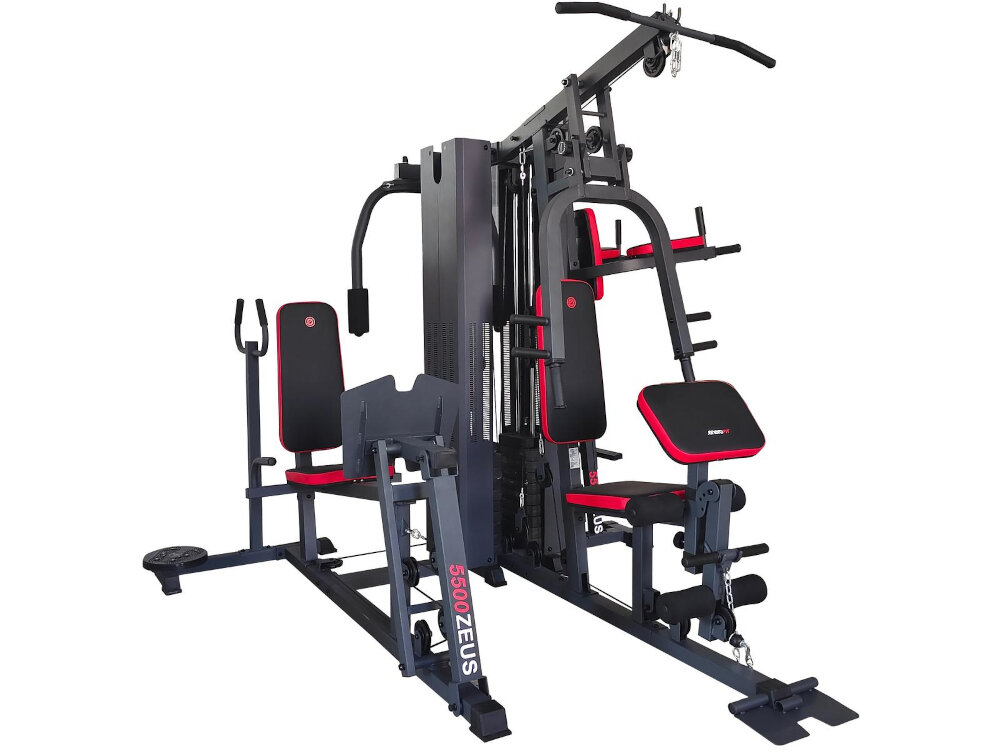 Atlas DS FITNESS DS632S domowe centrum fitness 9 roznorodnych stanowisk treningowych wszechstronne narzedzie pelen zakres cwiczen kompleksowy trening w domowym zaciszu