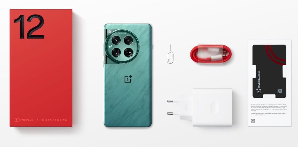 Smartfon ONEPLUS 12 ekran bateria aparat procesor ram pamięć pojemność rozdzielczość zdjęcia filmy opis dane cechy blokady system łączność wifi bluetooth obudowa szkło odporność porty muzyka transfer sieć przekątna matryca waga czujniki oled amoled ips