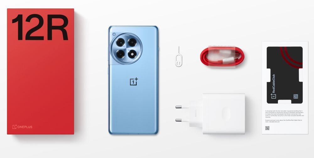 Smartfon OnePlus 12R ekran bateria aparat procesor ram pamięć pojemność rozdzielczość zdjęcia filmy opis dane cechy blokady system łączność wifi bluetooth obudowa szkło odporność porty muzyka transfer sieć przekątna matryca waga czujniki oled amoled ips