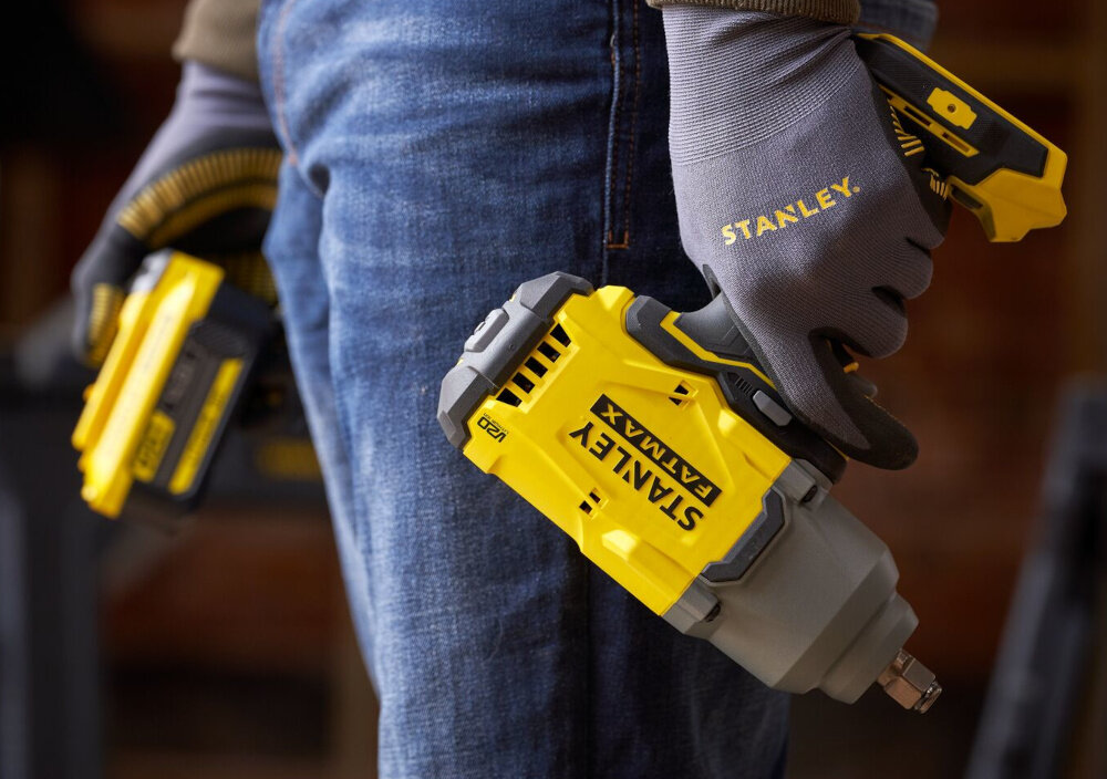 Klucz udarowy STANLEY V20 SFMCF940M1-QW profesjonalny do warsztatu na plac budowy niezawodnosc zaawansowane funkcje solidna konstrukcja wydajnosc trwalosc komfort pracy dla profesjonalistow i majsterkowiczow