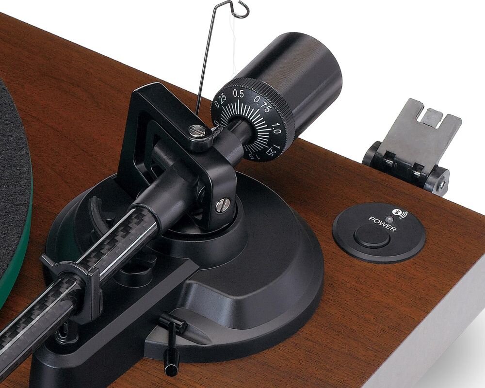 Gramofon LENCO LBT-225WA Orzech jakosc wkladka audio technica wlokna talerz